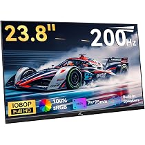 Amazon.co.jp: 23.8インチUSB-Cモバイルモニター200Hz 大画面Freesync